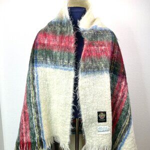 Liberty of London “Glen Tarff” Mohair Wool Throw Blanket – 72” x 48”, Scotland